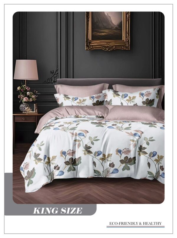 ✨ king size premium cotton bedsheet set (275×275 cm) –exclusive designs
