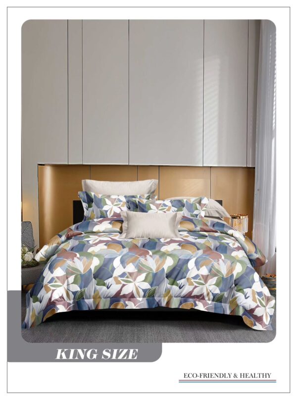 ✨ king size premium cotton bedsheet set (275×275 cm) –exclusive designs ✨ king size premium cotton bedsheet set (275×275 cm) –exclusive designs