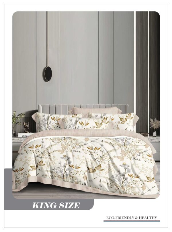 ✨ king size premium cotton bedsheet set (275×275 cm) –exclusive designs ✨ king size premium cotton bedsheet set (275×275 cm) –exclusive designs