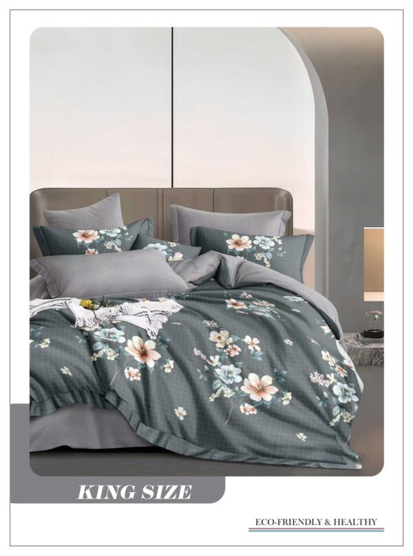 ✨ King Size Premium Cotton Bedsheet Set (275×275 cm) –Exclusive Designs