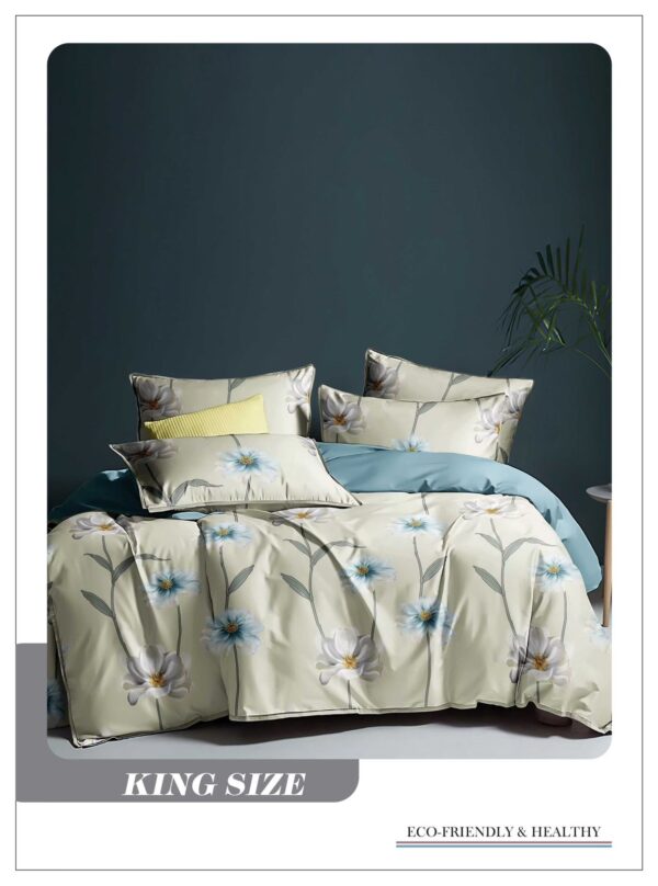 ✨ king size premium cotton bedsheet set (275×275 cm) –exclusive designs ✨ king size premium cotton bedsheet set (275×275 cm) –exclusive designs