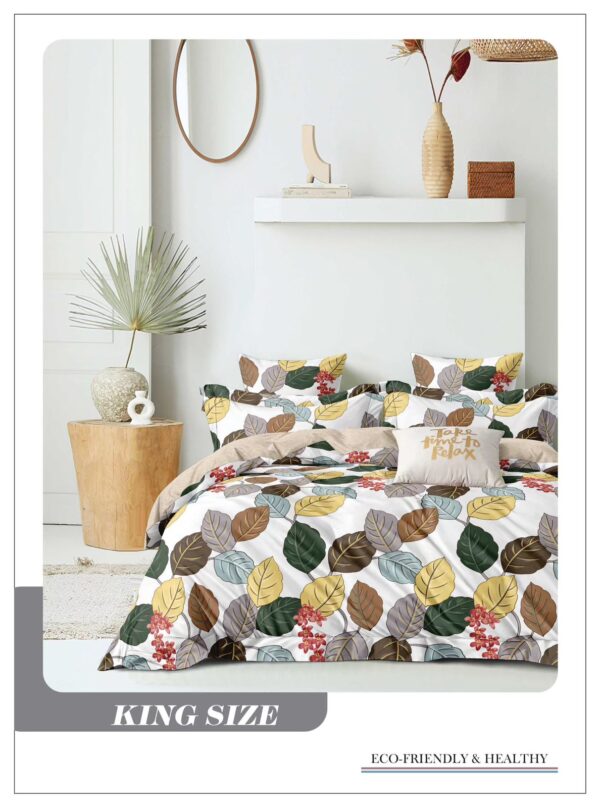 ✨ king size premium cotton bedsheet set (275×275 cm) –exclusive designs ✨ king size premium cotton bedsheet set (275×275 cm) –exclusive designs